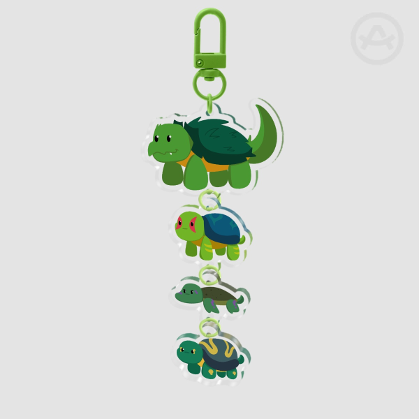 Turtle Tots Keychains