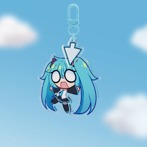 Swing Miku charm