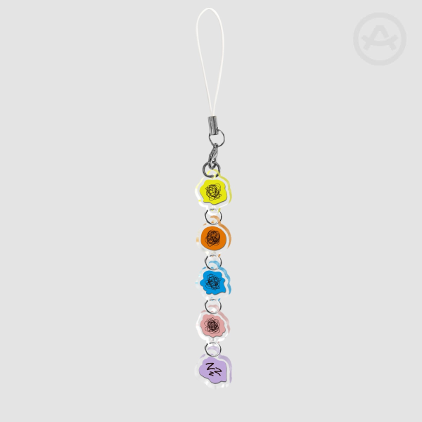 Tomodachi Life bubbles connecting phone charm- Event, Friendship, Sadness, Love, Dream