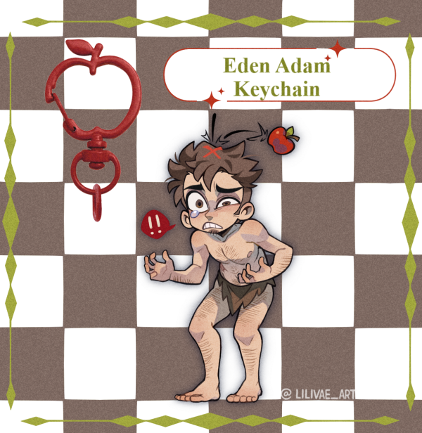 Eden Adam Keychain - Hazbin Hotel