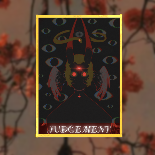 'JUDGEMENT' Lucifer Morningstar Art Board Gold-edged