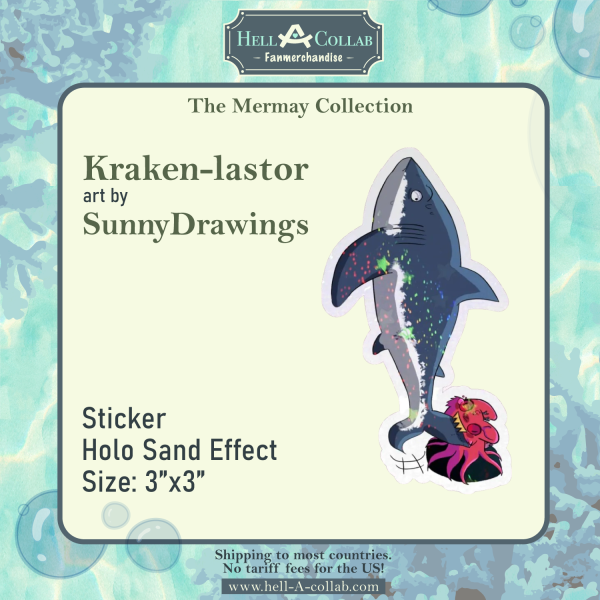 Kraken lastor – Merchtype – Hellacollab Mermay Collection Stickers ( Alastor )