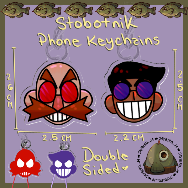 Stobotnik Phone Keychains