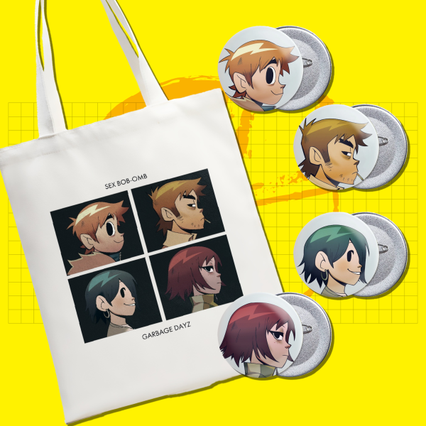 Scott Pilgrim Garbage Dayz: Fan Merch Pack
