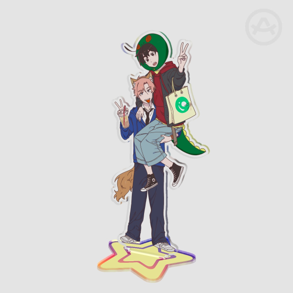 Fox Albert and Flies Kanda Acrylic Standee