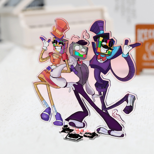 Colored Edge Acrylic Standees