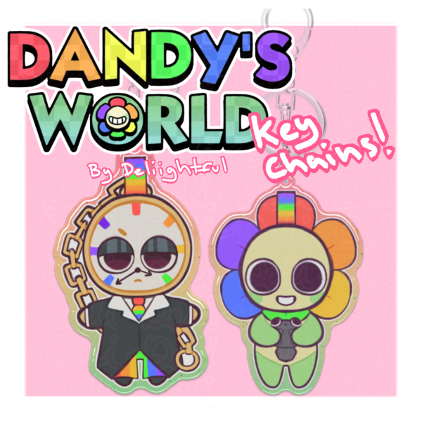 LETHALS Dandy's World Plushy Keychain Set!