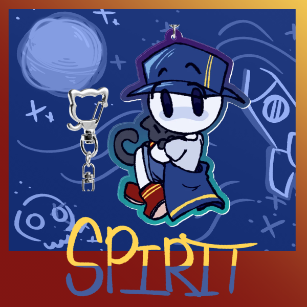 SPIRIT anchored keychain