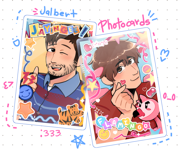 ‣ Jalbert Photocards 🐅🦩