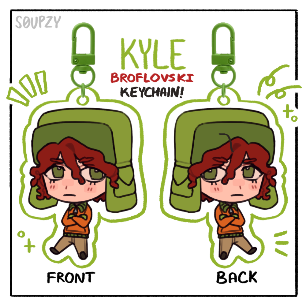 Kyle Broflovski Acrylic Keychain