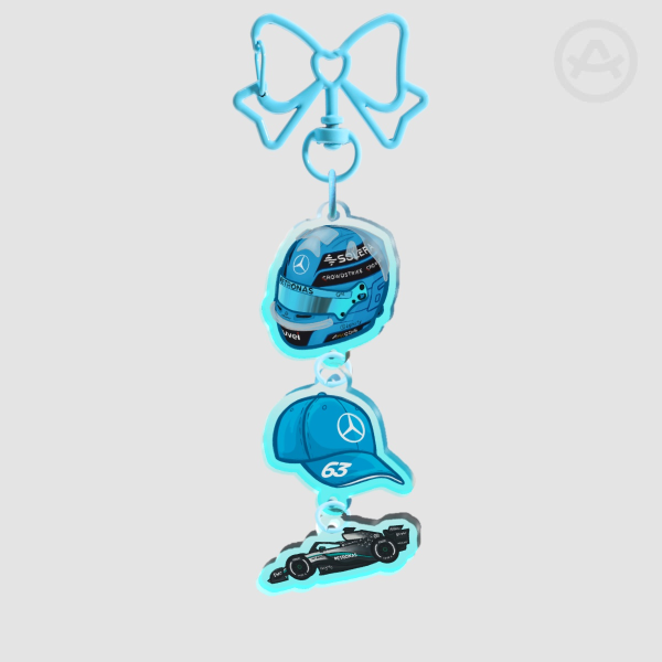 F1 George Linked Keychain