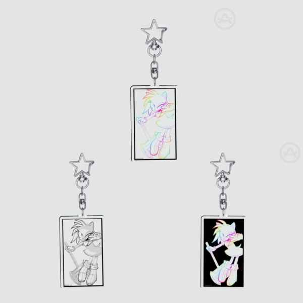 Amy Rose keychain set