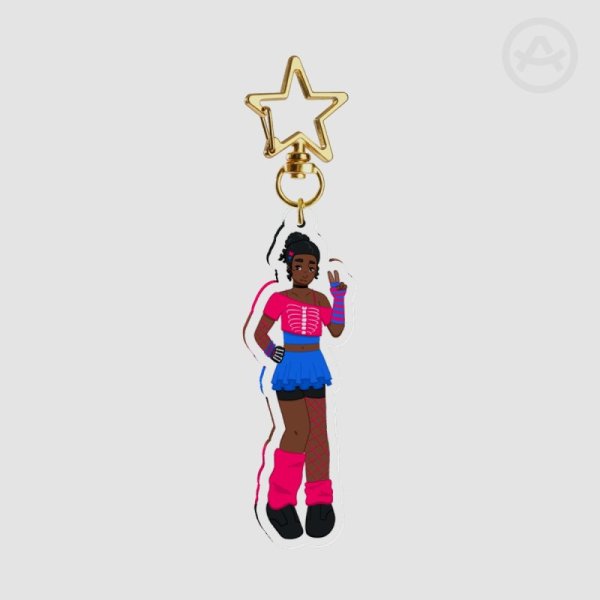 Flick Acrylic Keychain