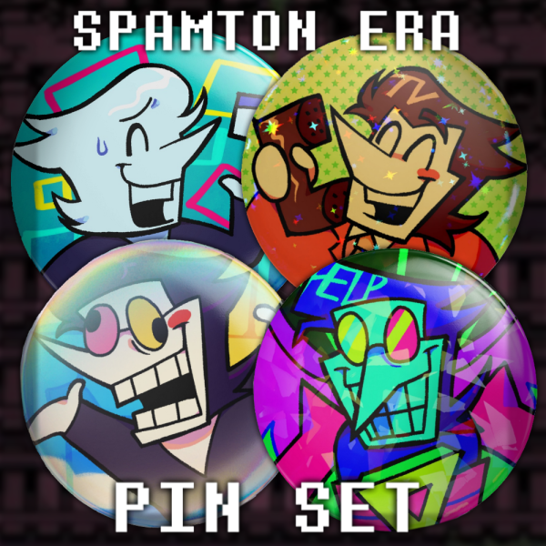 Spamton Era Pin Set
