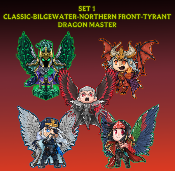 Swain Acrylic Keychain Set 1