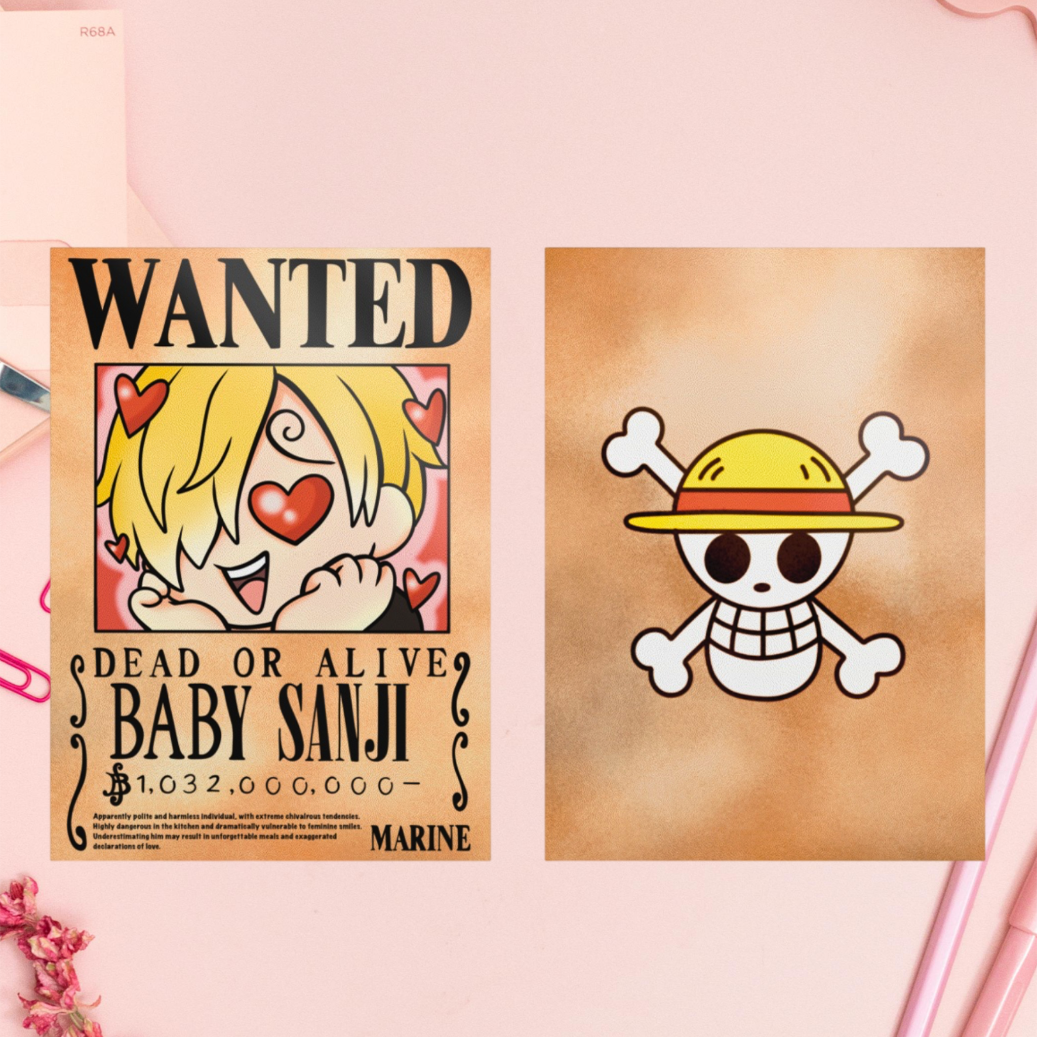 Sanji Photocard - Heart Eyes!