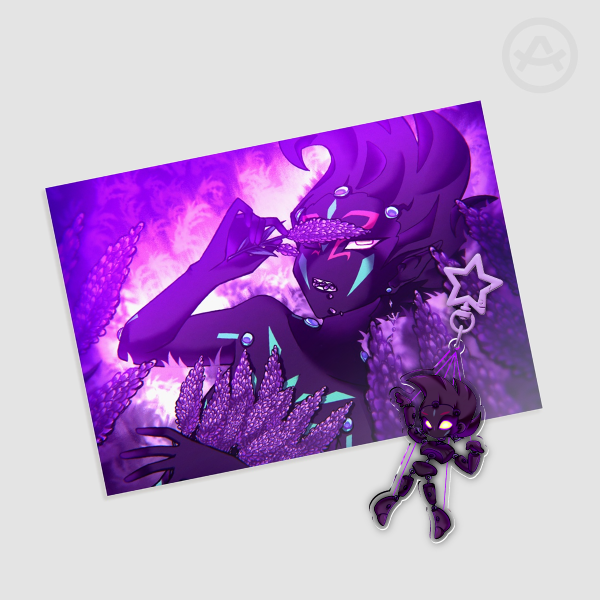 Dark Mist Print & Keychain Set
