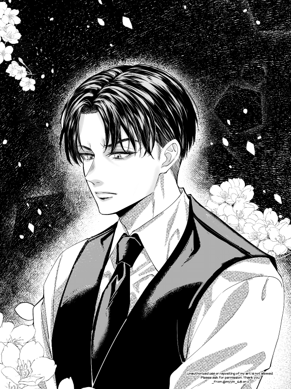 Levi in Suit | Art Postcard