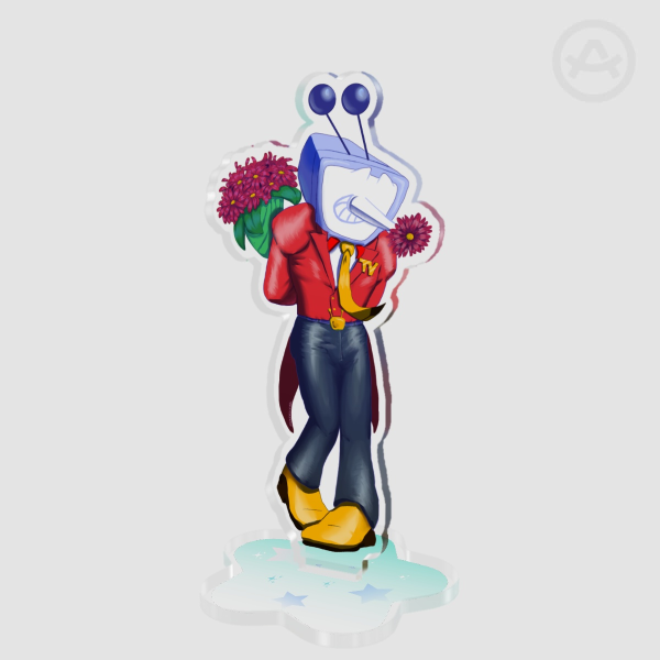 Bashful Tenna with Flowers for Y/N Standee