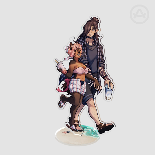 Zane~Chan/Zana Beach Boba Date Acrylic Standee