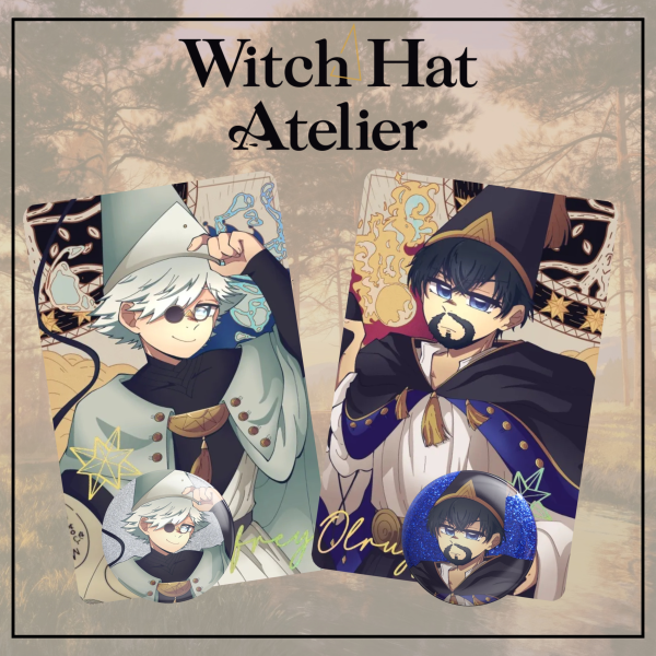 Witch dads set - Holographic Photocards + badges