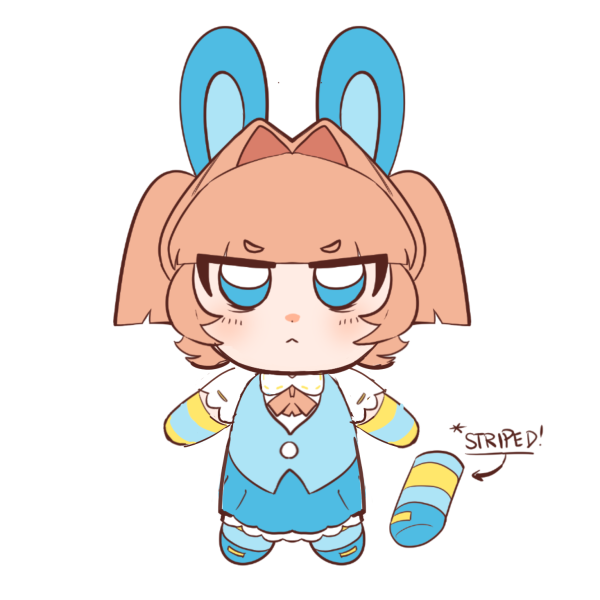 Bunny STAT plushie