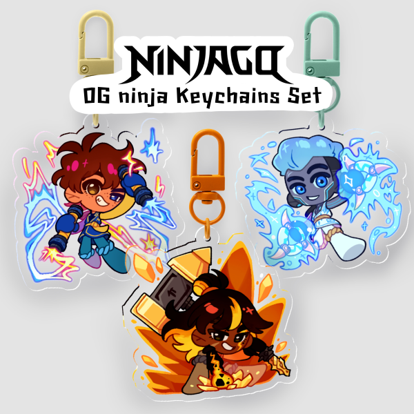 Ninjago | OG Ninjago Keychains Set