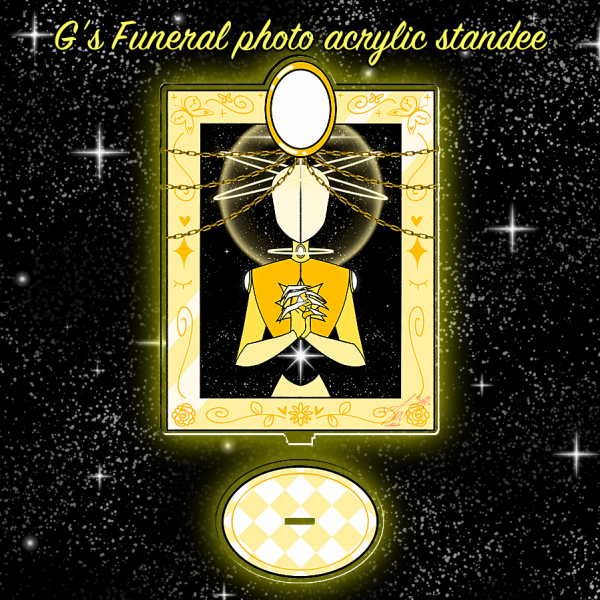 G's Funeral Photo acrylic standee