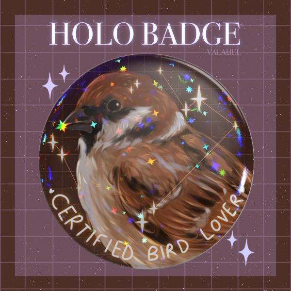 Certified Bird Lover | Sparrow | Badge