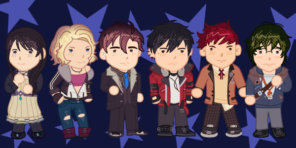 Buried Stars 2" Full Bleed Keychains Full Set