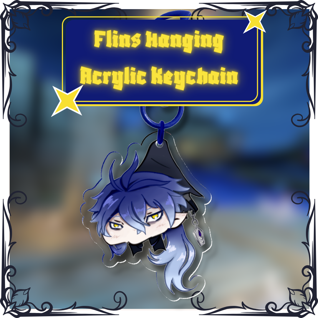 Flins Hanging Acrylic Keychain
