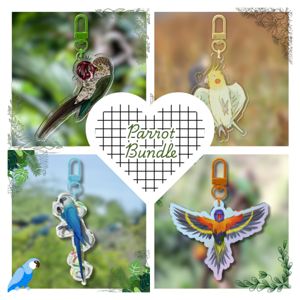 Parrot Keychain Bundle