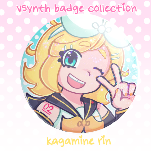 Kagamine Rin ♪ Pin Badge
