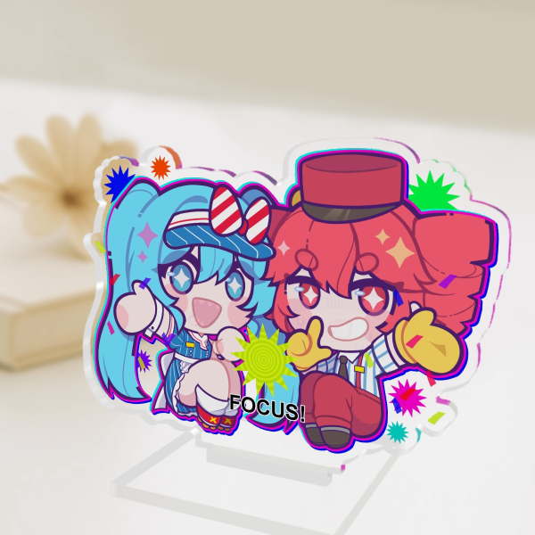 Mesmerizer acrylic standee