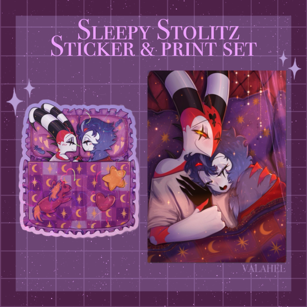 Sleepy Stolitz | Sticker & Print Set
