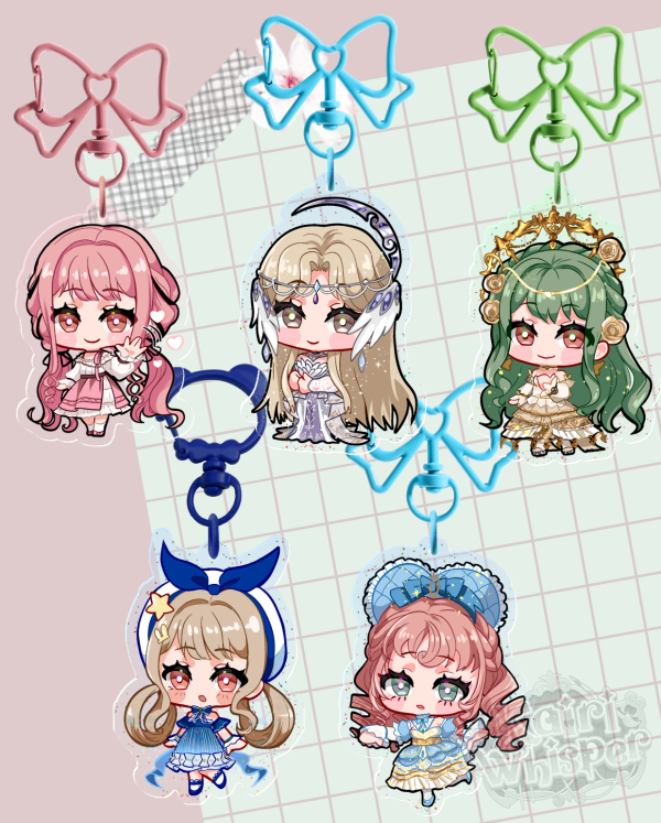 Infinity Nikki Florawish Keychain Bundle