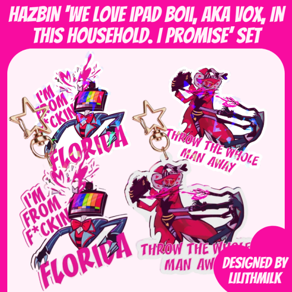 Hazbin Hotel ' We Love iPad boii, aka Vox, In This Household. I promise ' Set