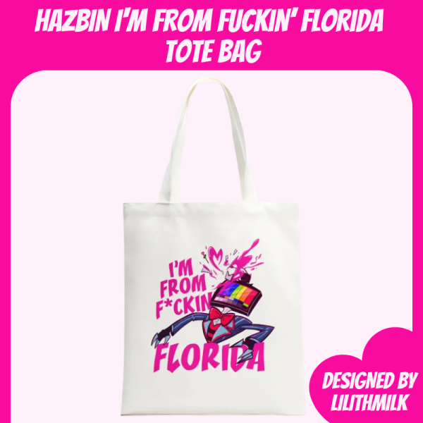 Hazbin Hotel Vox Val From Florida Canvas Tote Bags - 13.7″x15.7″(35x40cm)