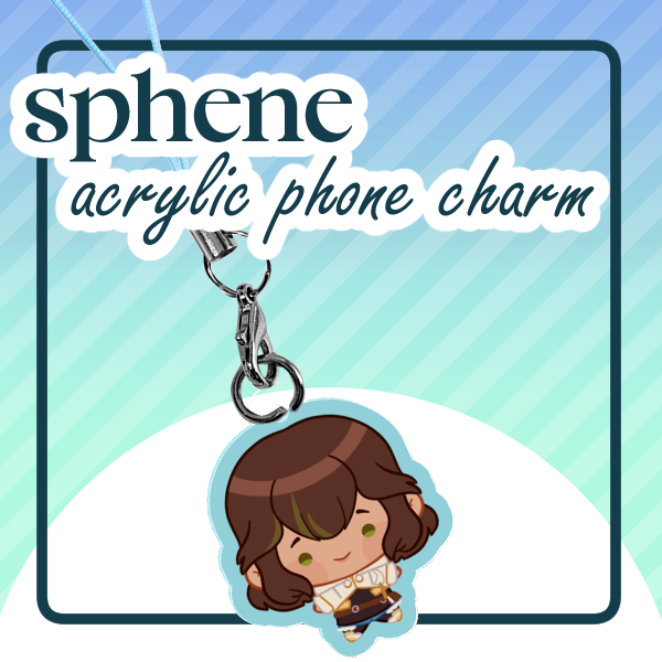 Sphene Phone Charm