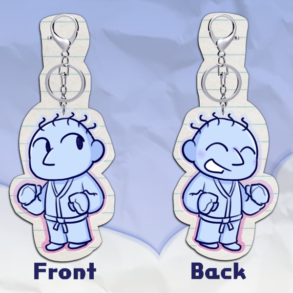 [Rhythm Heaven] Karate Joe Double Sided Keychain
