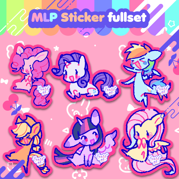MANE6 stickers FULLSET