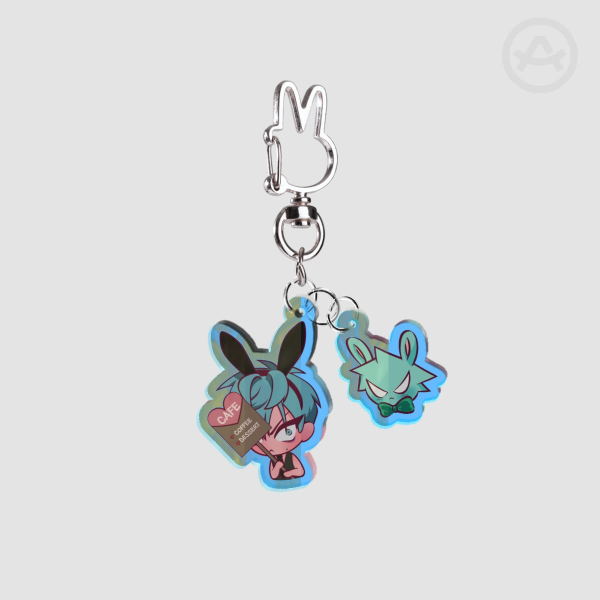 bunny maid till Acrylic 2-Piece Keychains