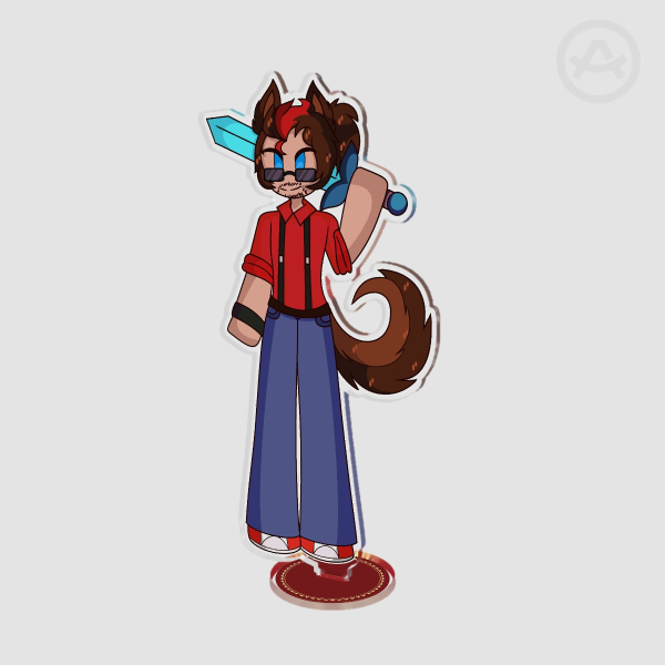 RenTheDog Acrylic Standees