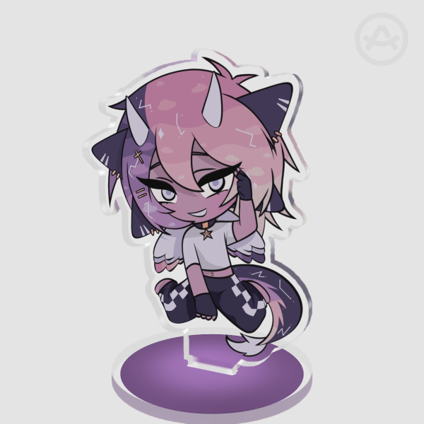 Luxía Clear Acrylic Standee