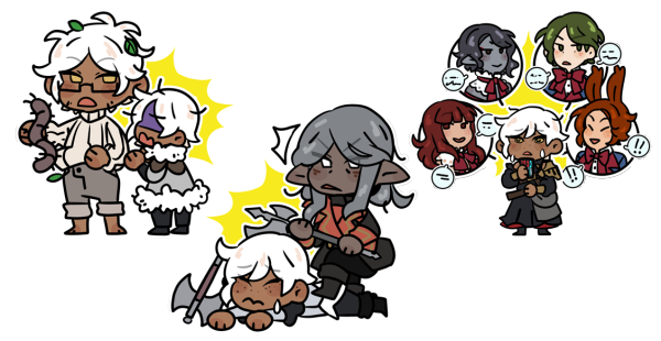 FFXIV WOL Sticker Set