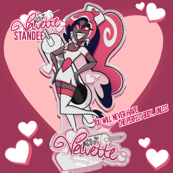 Velvette Doctor Hazbin Hotel Standee