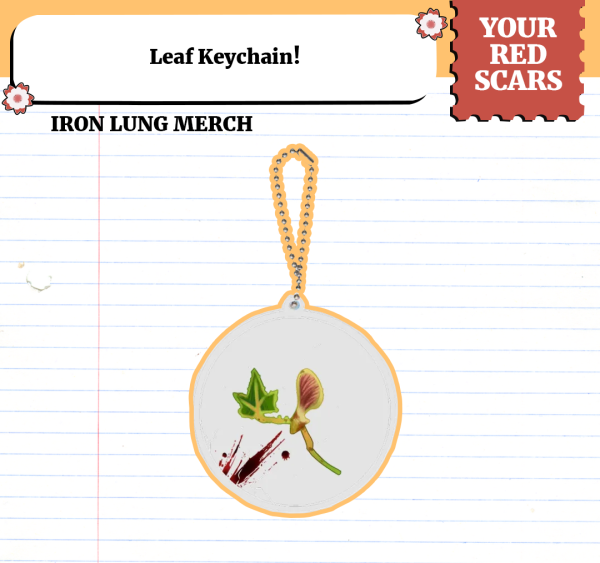 Iron Lung Leaf Clear Acrylic Keychain