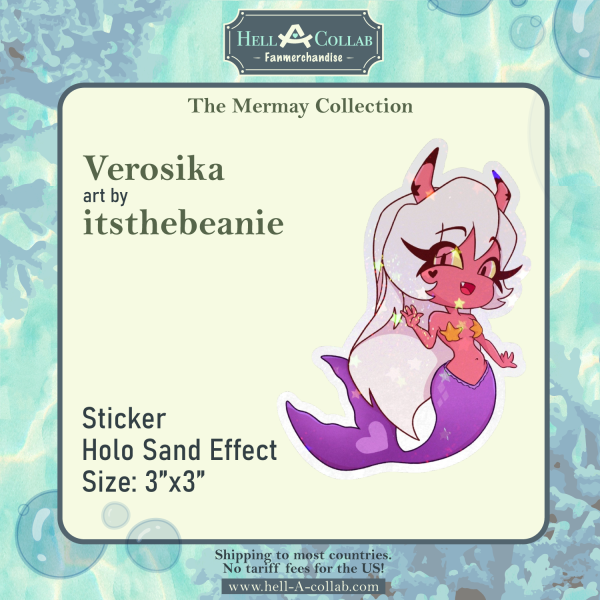 Verosika – Sticker – Hellacollab Mermay Collection
