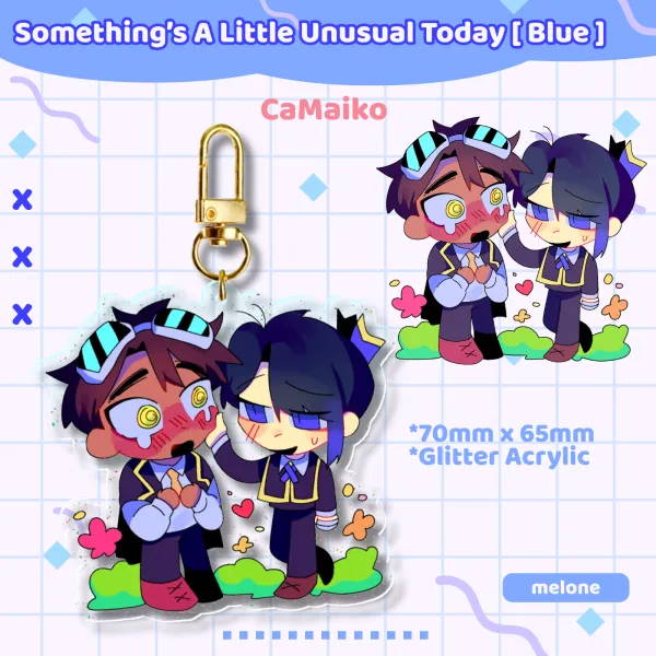 CaMaiko Glitter Acrylic Keychain