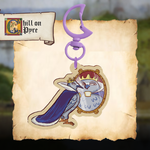 Evil Queen Wood Keychain